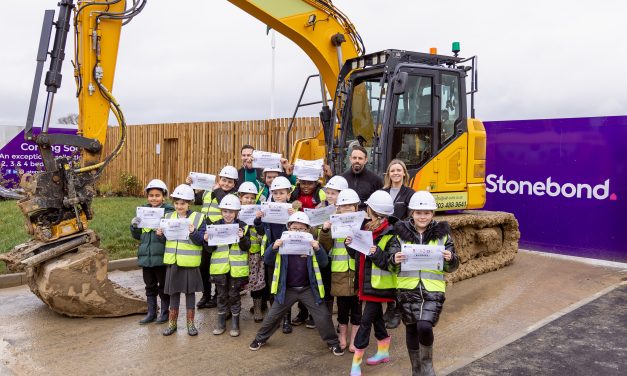 EDUCATION MEETS CONSTRUCTION AS HERNE BAY PUPILS TOUR NEW HOMES PROJECT