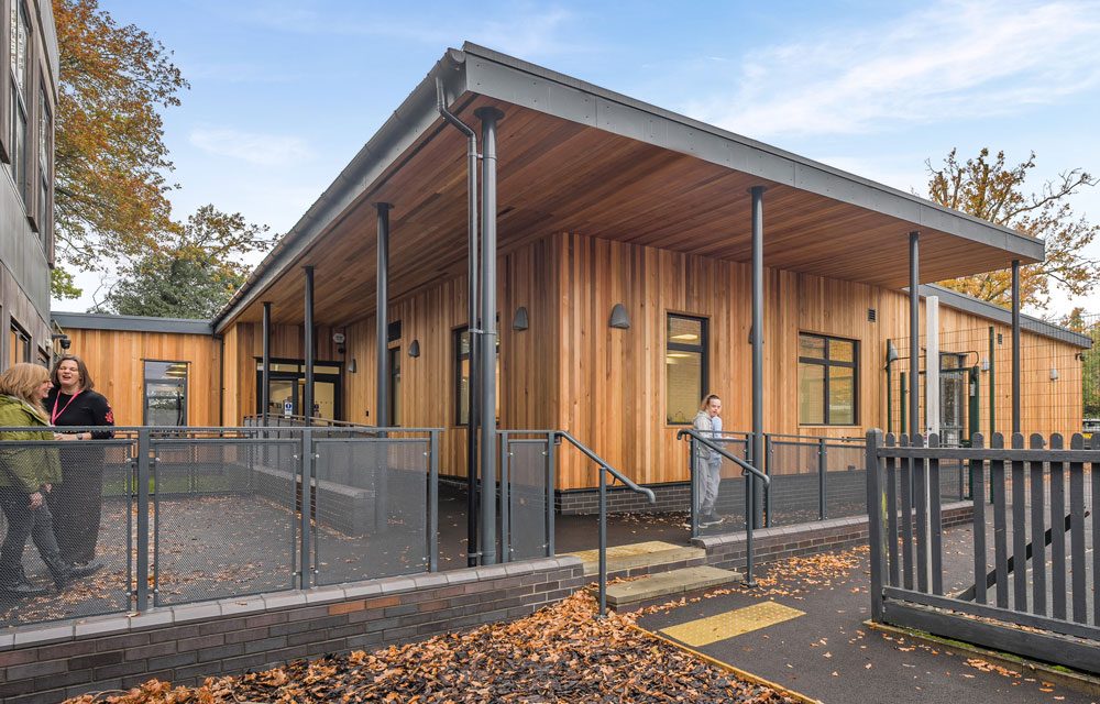 Tonbridge SEND college unveils new timber frame school building