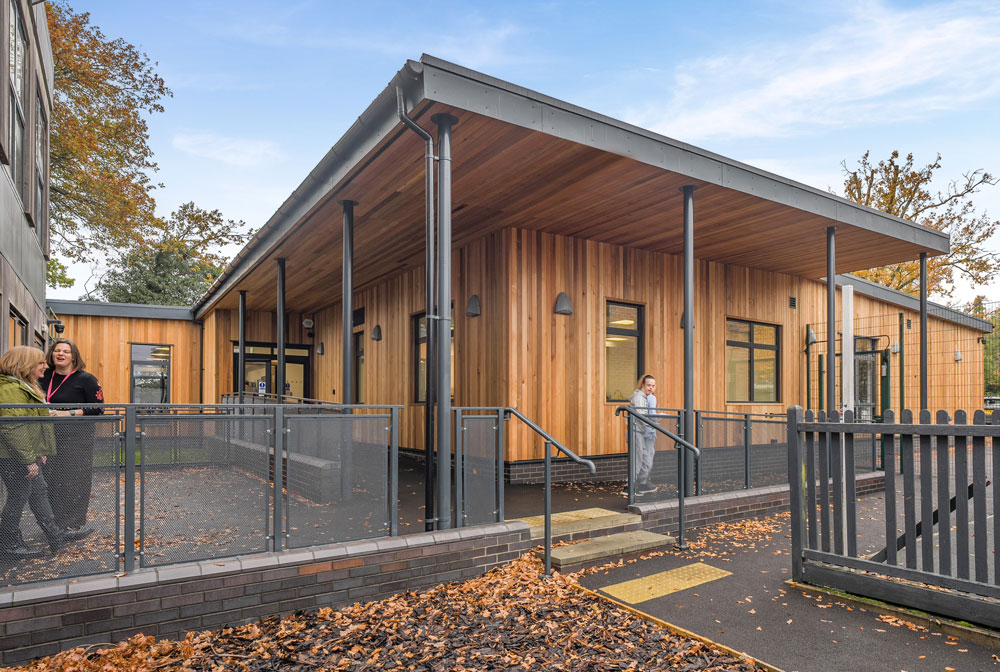 Tonbridge SEND college unveils new timber frame school building