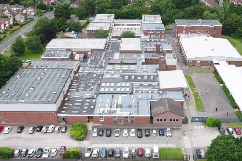 aerial view of Bramhall High School