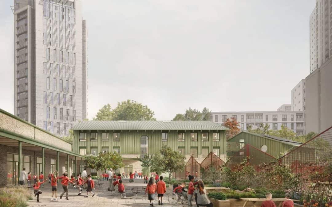 Pic of Maccreanor Lavington's primary school in Stratford, London