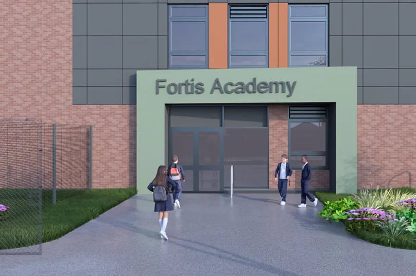 pic of proposed new academy in Birmingham