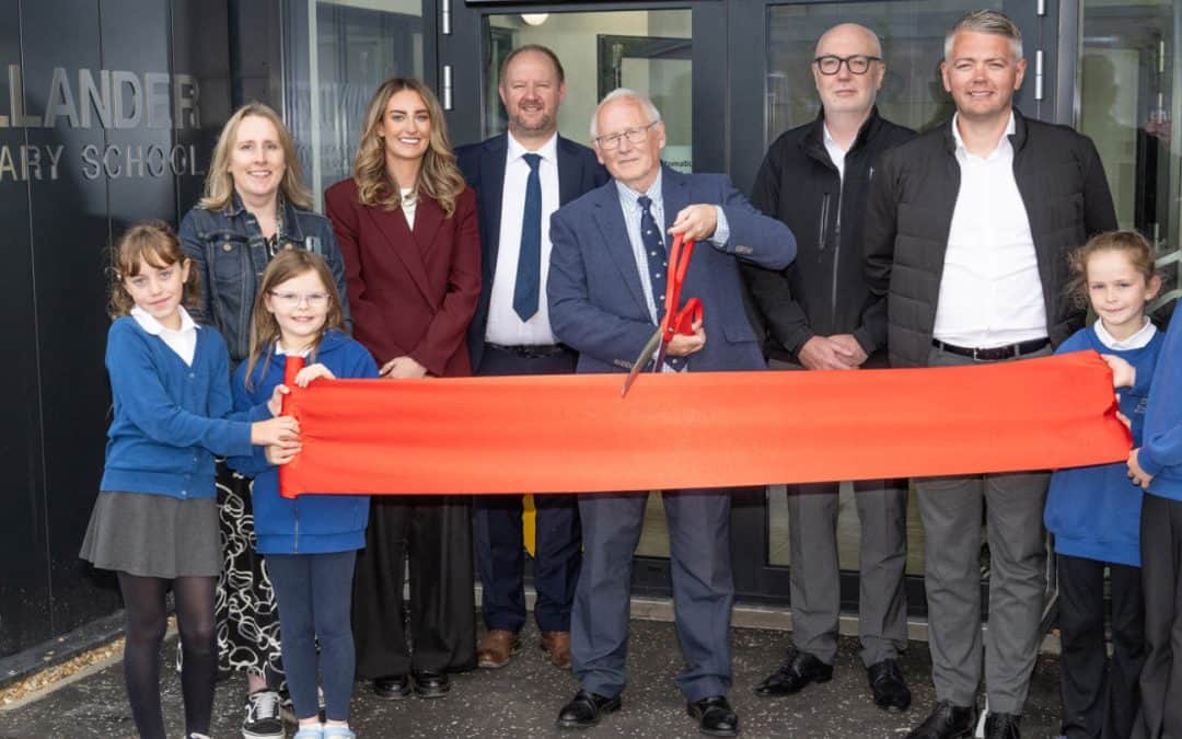 Pupils And Staff Have Celebrated Their First Day At The Newly Completed Callander Primary School