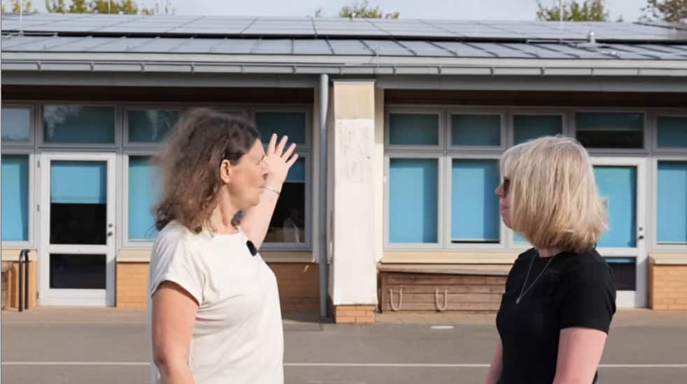 Solar panels saving money for schools